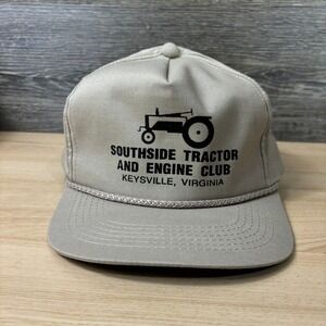 Vintage Virginia Hat Cap Snap Back Keysville Southside Tractor Engine Club